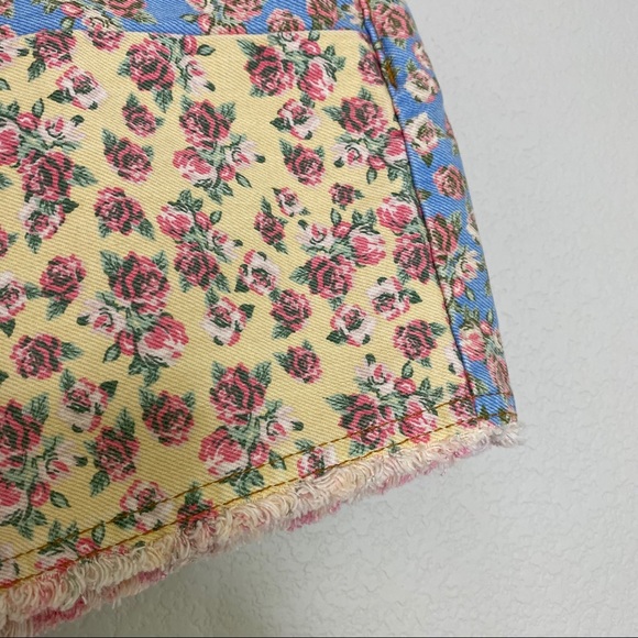 NEW Anthropologie Farm Rio High Rise Denim Shorts - Picture 3 of 8